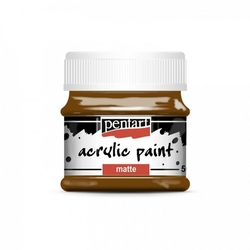 Pentart Acrylic akrylová farba matná, 50 ml - gaštanová